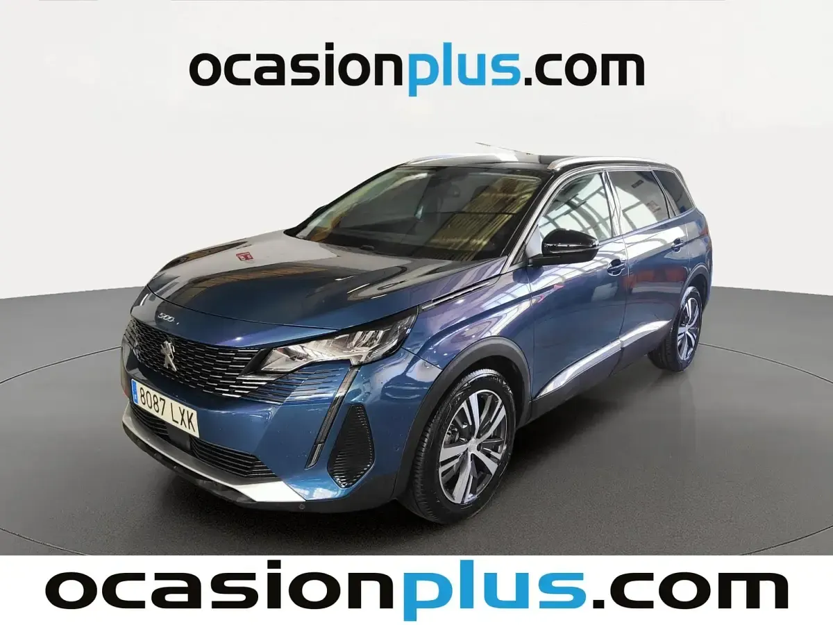 Usado Peugeot 5008 Allure 131 CV (96 kW) 2022 Azul SUV