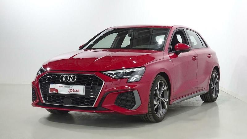 Rojo Usado 2022 Audi A3 S-Line | 28.000 € (Precio justo) - Imagen 1/4