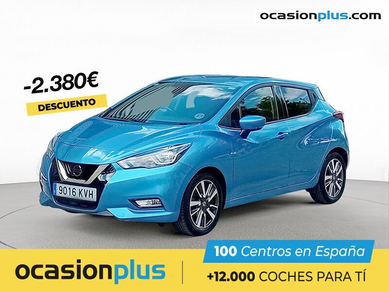 Azul Usado 2019 Nissan Micra N-Connecta Utilitario | 12.550 € (Precio justo) - Imagen 1/4