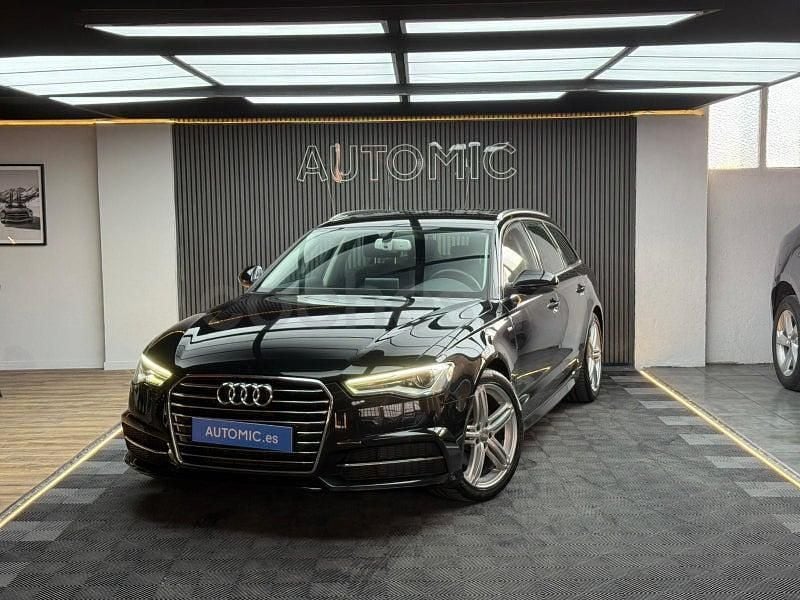 Usado Audi A6 S-Line 190 CV (139 kW) 2015 Negro Familiar