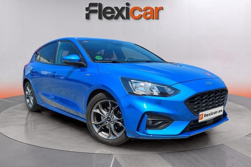 Azul Usado 2018 Ford Focus ST-Line Berlina | 12.990 € (Precio justo) - Imagen 1/4