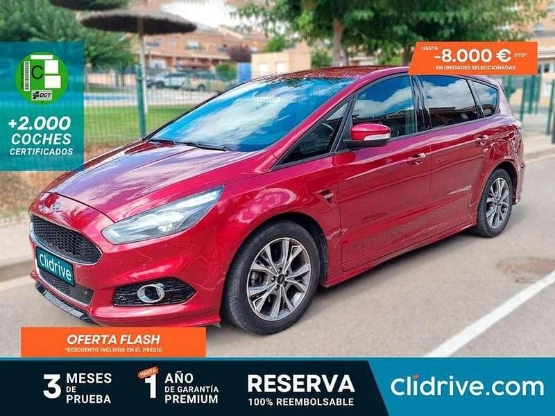 Rojo Usado 2018 Ford S-MAX Vignale Monovolumen | 19.390 € (Precio justo) - Imagen 1/3