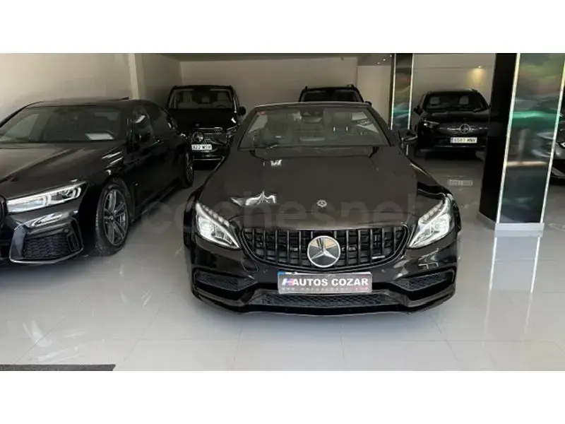 Usado Mercedes C63S AMG 510 CV (375 kW) 2017 Negro Descapotable