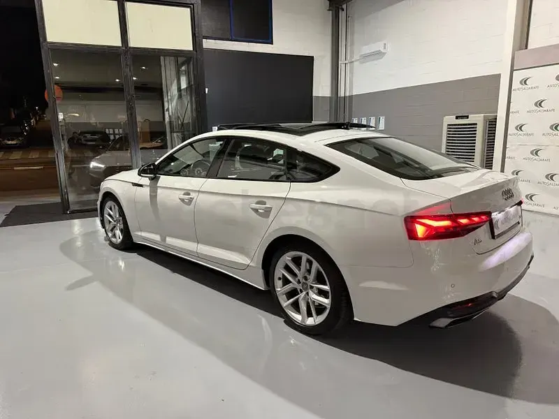 Usado Audi A5 Sportback S-Line 163 CV (119 kW) 2020 Blanco Utilitario