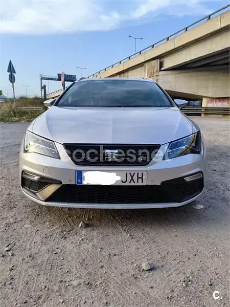 Usado Seat Leon ST FR 184 CV (135 kW) 2017 Gris / plata Familiar