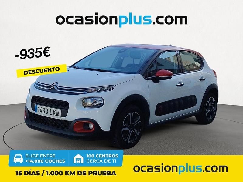 Blanco Usado 2019 Citroën C3 Feel Utilitario | 9480 € (Buen precio) - Imagen 1/4