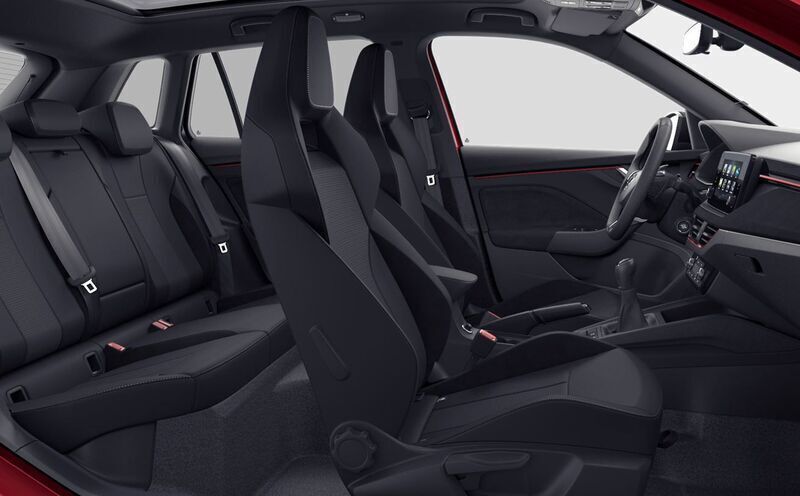 Usado Skoda Kamiq 115 CV (84 kW) 2024 Rojo SUV