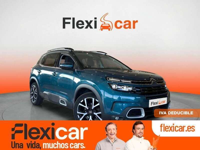 Azul Usado 2021 Citroën C5 Aircross PureTech SUV | 18.690 € (Precio justo) - Imagen 1/4