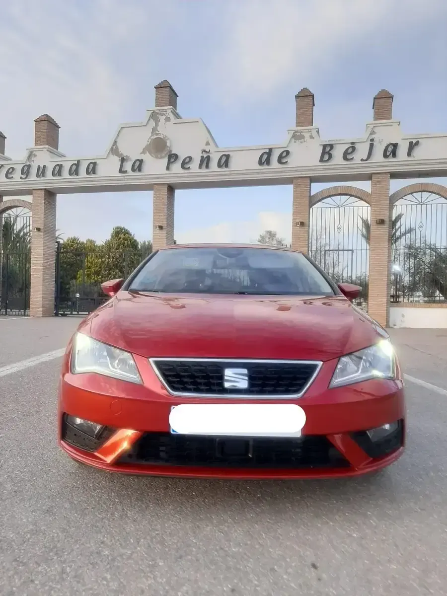 Usado Seat Leon Reference 115 CV (84 kW) 2018 Rojo