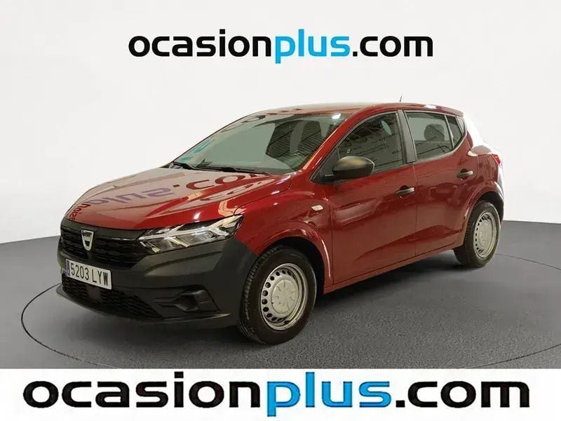 Rojo Usado 2022 Dacia Sandero Acces Utilitario | 11.355 € (Buen precio) - Imagen 1/4