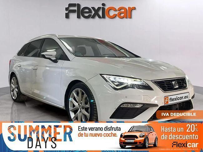 Blanco Usado 2019 Seat Leon FR Familiar | 16.970 € (Precio justo) - Imagen 1/4