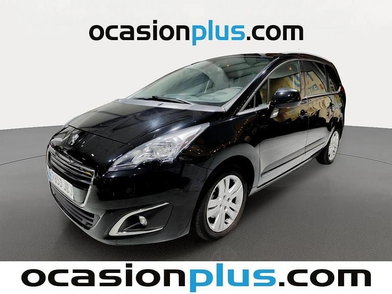 Negro Usado 2014 Peugeot 5008 Allure Monovolumen | 8490 € (Buen precio) - Imagen 1/4
