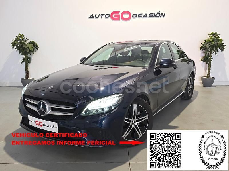 Usado Mercedes C200 150 CV (110 kW) 2019 Azul Berlina