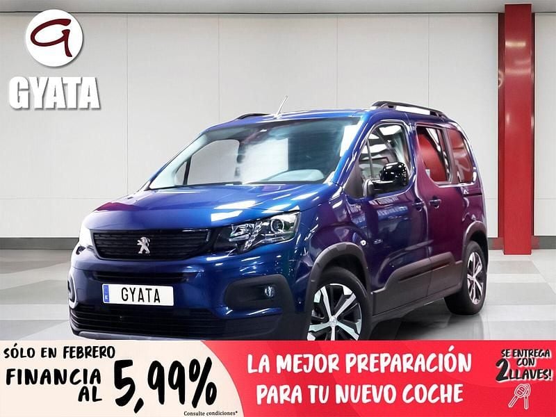 Usado Peugeot e-Rifter GT 100 kW (136 CV) 2022 Azul Monovolumen