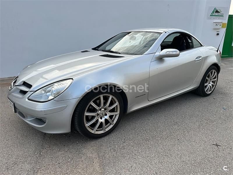 Gris / plata Usado 2005 Mercedes SLK200 Descapotable | 8900 € (Buen precio) - Imagen 1/4