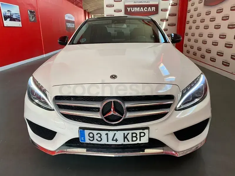 Usado Mercedes C220 170 CV (125 kW) 2017 Blanco Berlina