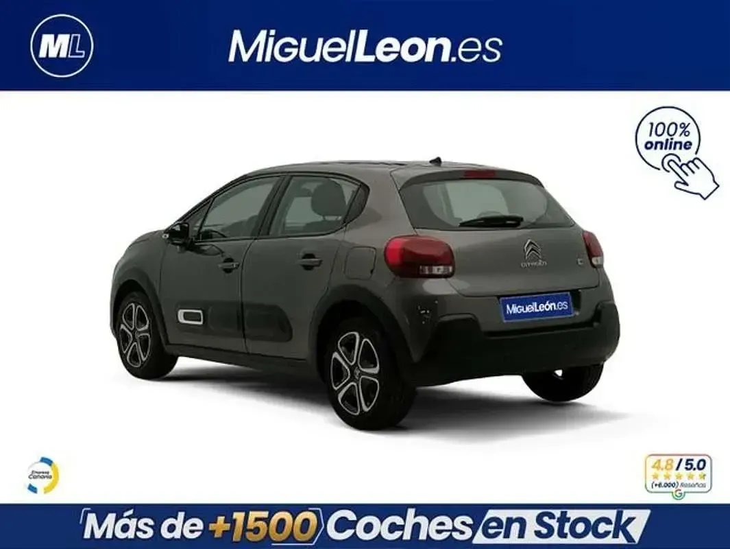 Usado Citroën C3 PureTech 82 CV (60 kW) 2024 Gris Berlina