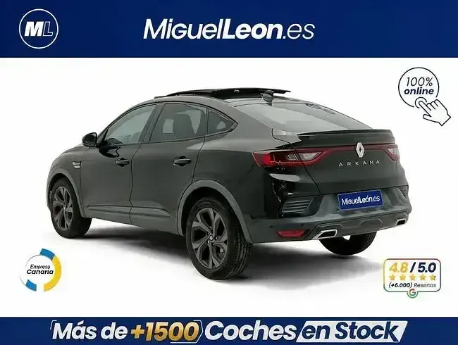Usado Renault Arkana RS Line 145 CV (106 kW) 2022 Negro SUV