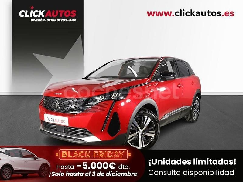 Gris Usado 2022 Peugeot 3008 Allure SUV | 17.700 € (Precio justo) - Imagen 1/4