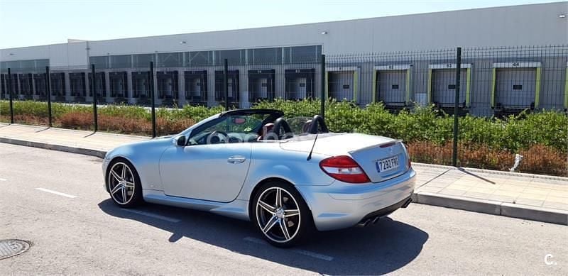 Usado Mercedes SLK350 272 CV (200 kW) 2004 Gris / plata Descapotable