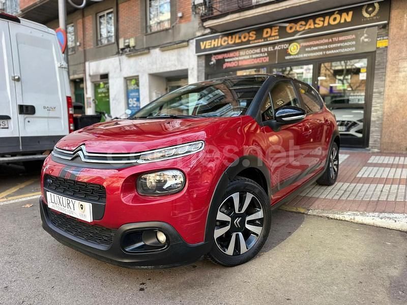 Rojo Usado 2017 Citroën C3 PureTech Berlina | 6499 € (Super precio) - Imagen 1/4