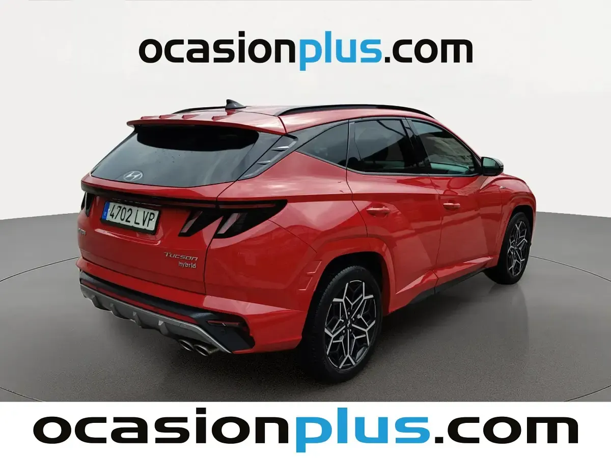 Usado Hyundai Tucson N Line 150 CV (110 kW) 2021 Rojo SUV