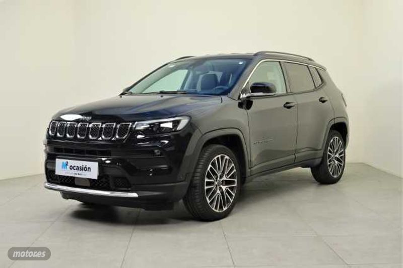 Negro Usado 2021 Jeep Compass Limited SUV | 29.990 € - Imagen 1/4