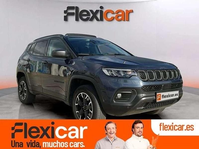 Azul Usado 2021 Jeep Compass SUV | 18.890 € (Precio justo) - Imagen 1/4