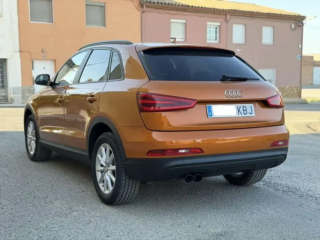 Usado Audi Q3 150 CV (110 kW) 2017 Naranja SUV