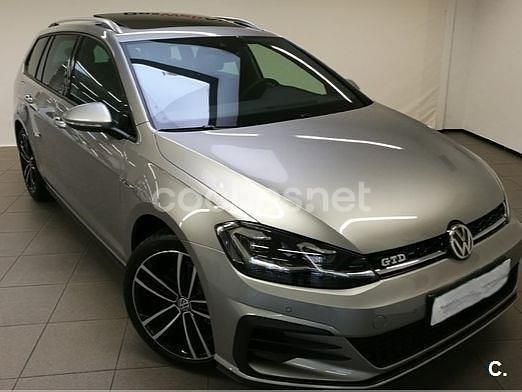 Gris / plata Usado 2018 VW Golf VII GTD Familiar | 23.000 € (Caro) - Imagen 1/4