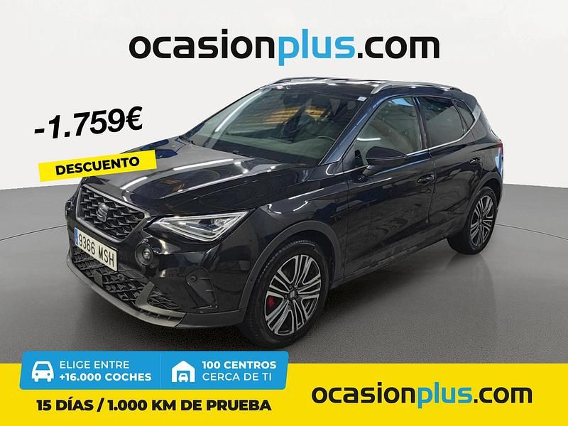 Negro Usado 2024 Seat Arona FR SUV | 19.350 € (Precio justo) - Imagen 1/4