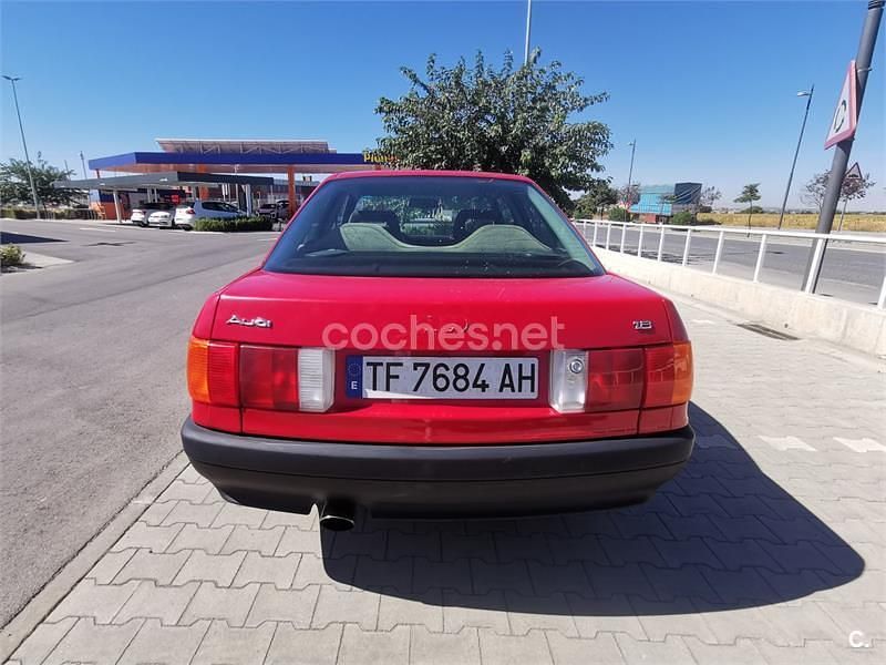 Usado Audi 80 112 CV (82 kW) 1989 Rojo Berlina