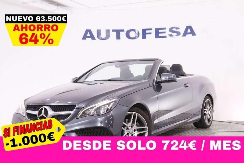 Usado Mercedes E220 AMG line 170 CV (125 kW) 2015 Descapotable