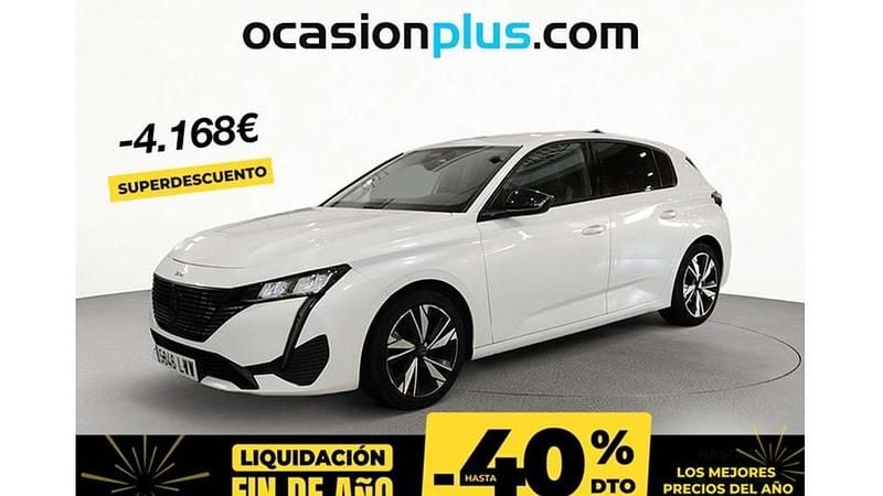 Blanco Usado 2022 Peugeot 308 Allure Utilitario | 14.182 € (Precio justo) - Imagen 1/4