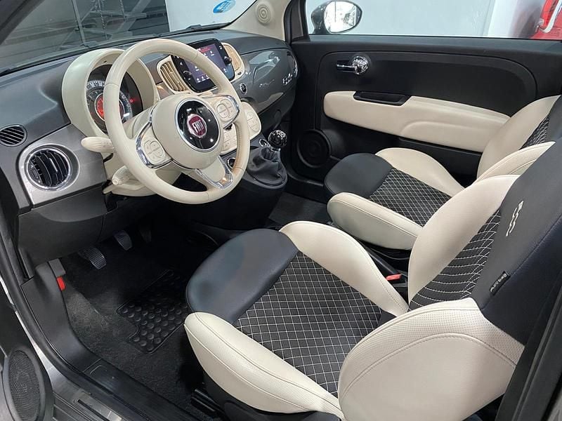 Usado Fiat 500C Dolcevita 71 CV (52 kW) 2021 Gris Descapotable