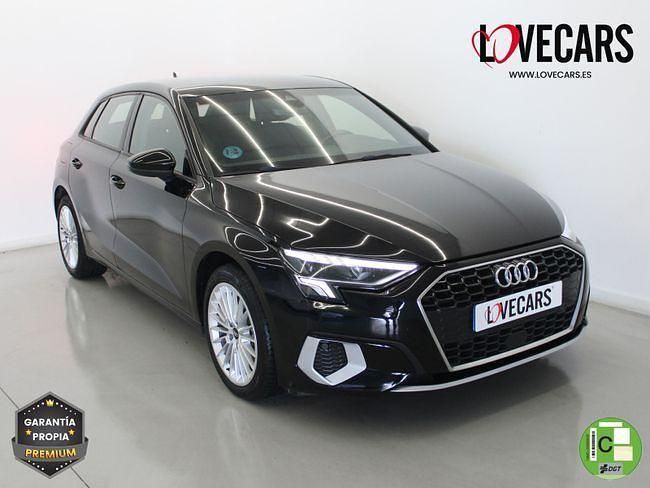 Usado Audi A3 Advanced Plus 116 CV (85 kW) 2021 Negro Berlina