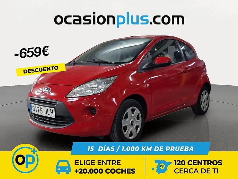 Usado Ford Ka Trend+ 69 CV (50 kW) 2016 Rojo Utilitario