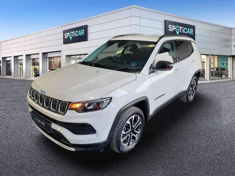 Blanco Usado 2021 Jeep Compass Limited SUV | 23.490 € (Precio justo) - Imagen 1/4