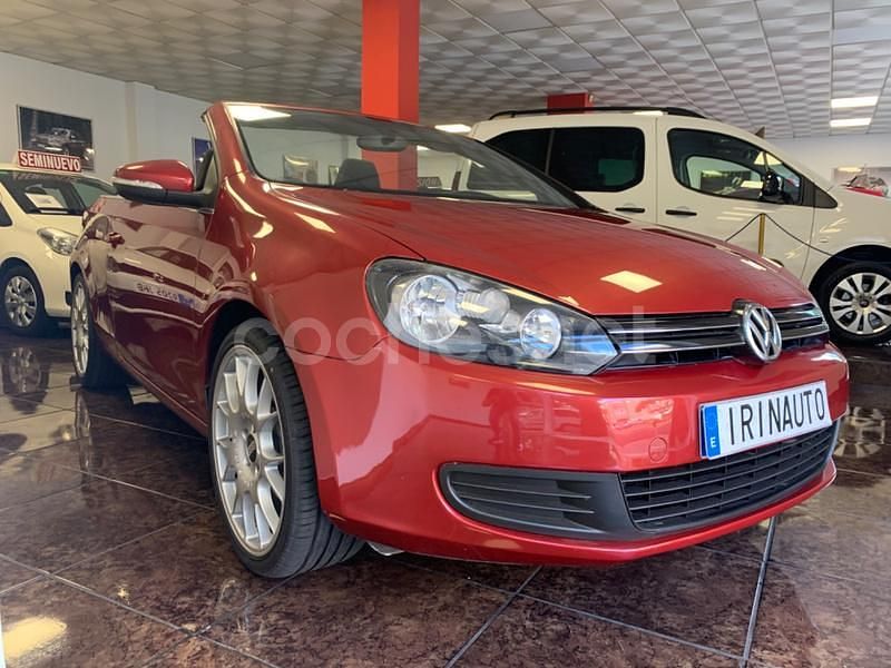 Granate Usado 2012 VW Golf Cabriolet Descapotable | 13.990 € - Imagen 1/4