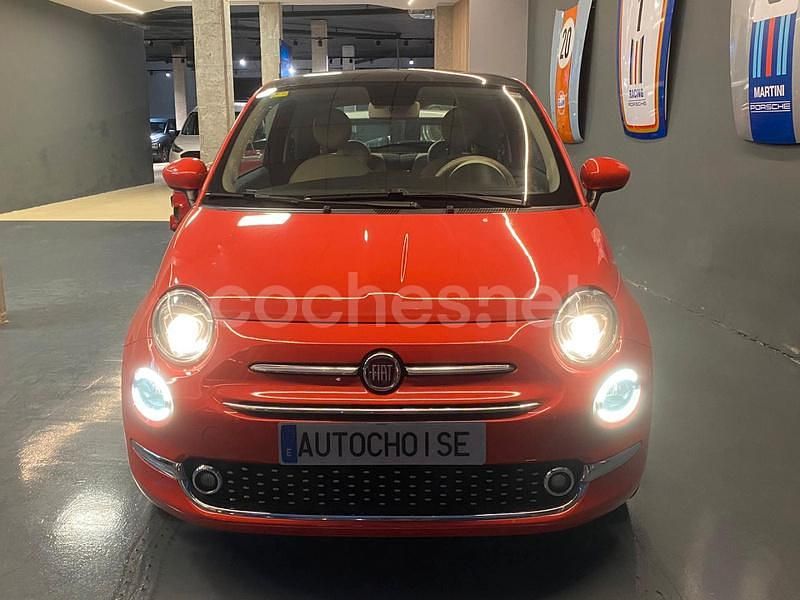 Usado Fiat 500 Lounge 69 CV (50 kW) 2018 Naranja Berlina