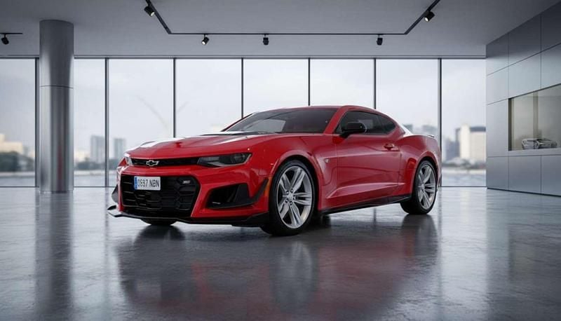 Usado Chevrolet Camaro 335 CV (246 kW) 2015 Rojo Coupe