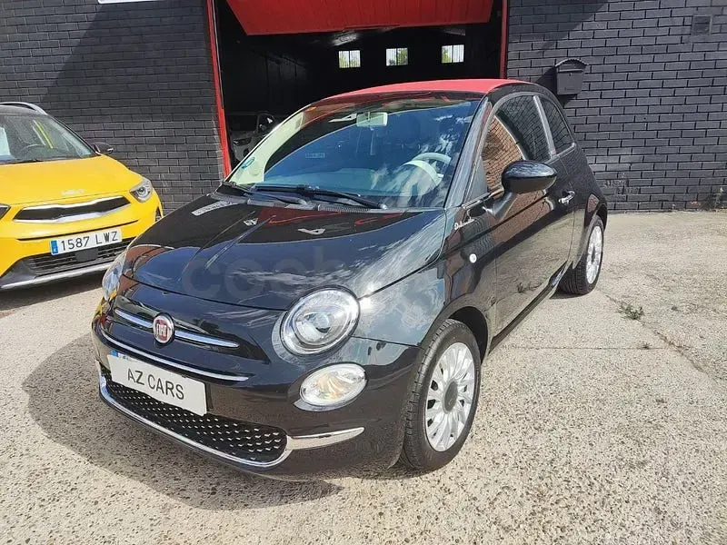 Usado Fiat 500C Dolcevita 70 CV (51 kW) 2021 Negro Descapotable