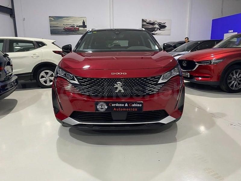 Usado Peugeot 5008 GT 130 CV (95 kW) 2021 Granate SUV