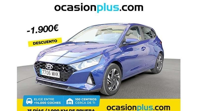 Azul Usado 2023 Hyundai i20 Utilitario | 19.000 € (Precio justo) - Imagen 1/4