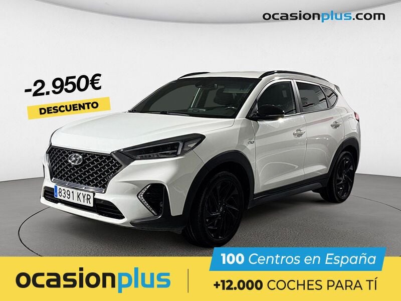 Blanco Usado 2019 Hyundai Tucson N Line SUV | 20.250 € (Precio justo) - Imagen 1/4