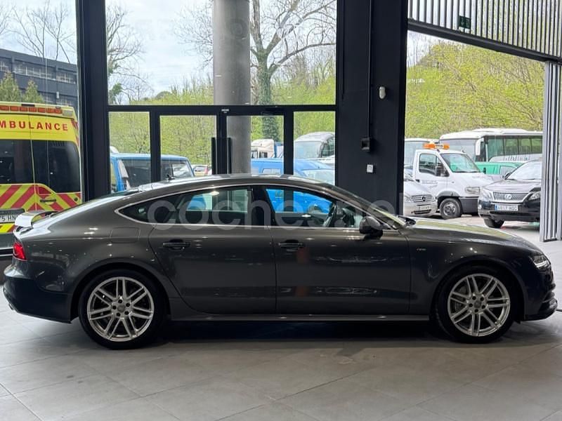 Usado Audi A7 Sportback S-Line 320 CV (235 kW) 2015 Gris / plata Utilitario