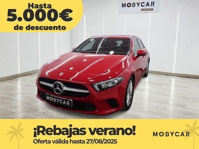 Rojo Usado 2019 Mercedes A180 Berlina | 21.295 € (Precio justo) - Imagen 1/4