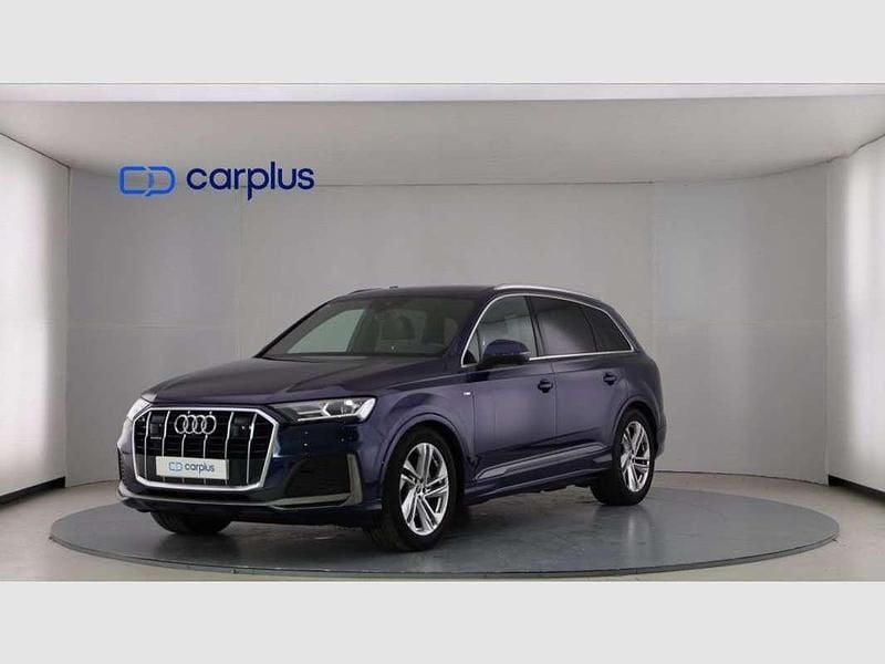 Azul Usado 2021 Audi Q7 S-Line SUV | 47.790 € (Precio justo) - Imagen 1/4