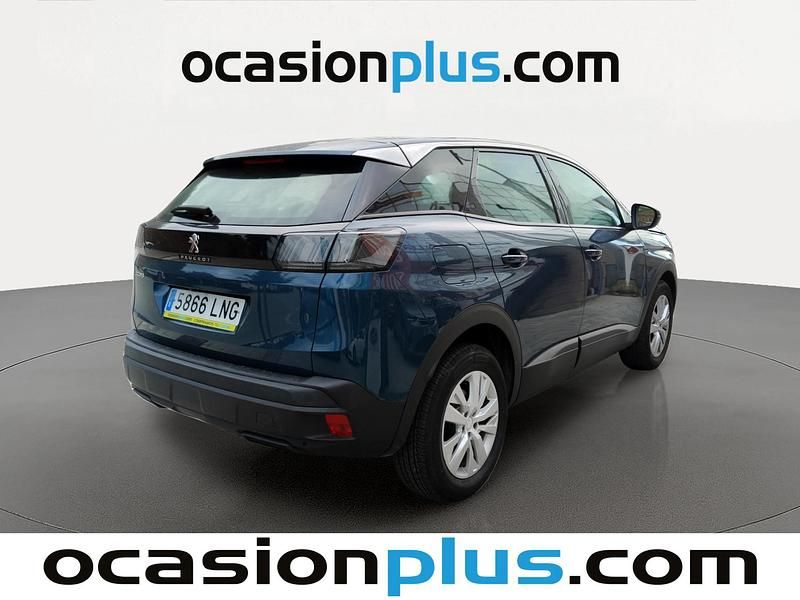 Usado Peugeot 3008 Active 130 CV (95 kW) 2021 Azul SUV