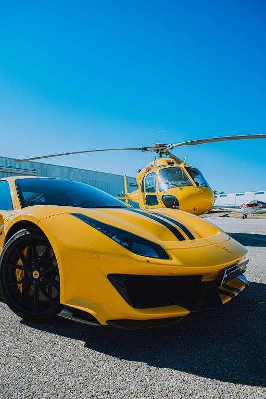 Usado Ferrari 488 721 CV (530 kW) 2019 Amarillo Coupe